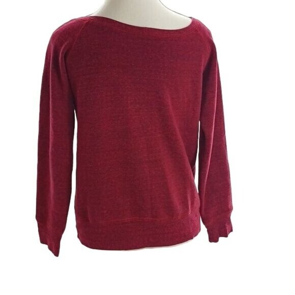 Cleveland Cavaliers Womens S Sweatshirt Maroon Land I Love Basketball Pullover - Picture 5 of 6